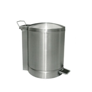 Stainless Steel Round Bin – With Pedal – SUGO 155