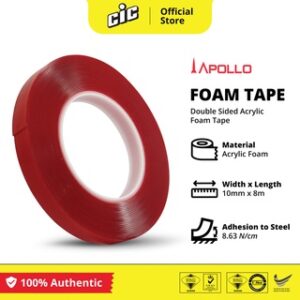 Apollo Acrylic Foam Tape 20 mm x 8 M