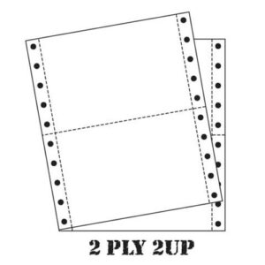 Computer Form 9.5″ x 11″ ( 2 Ply 2 up ) ACE