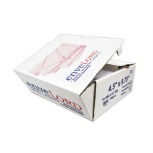 White Envelope 4.5″ x 9.75″ ( Plain ) Peel & Seal