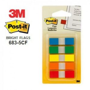 3M Post It Flags 683-5CF ( 5 Colour )