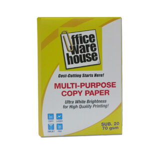 MULTI-PURPOSE COPY PAPER 70GSM A4 500S