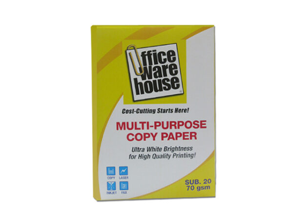MULTI-PURPOSE COPY PAPER 70GSM A4 500S