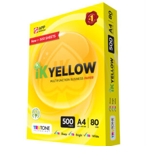 IK Yellow Paper A4 80 GSM (500 Sheets) – Indah Kiat