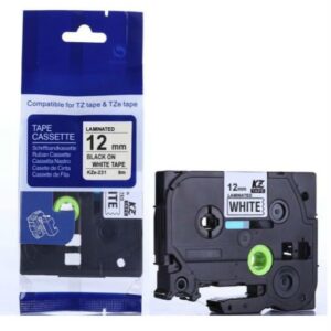 Brother TZe Tapes 12 mm ( Black on Colour ) Compatiable