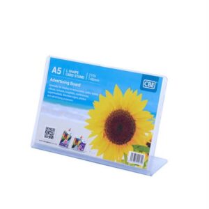 CBE 272 A5 L Shape Card Stand ( Horizontal )