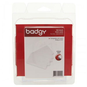 Badgy Blank White PVC Cards 0.76mm ( Thick ) 30 Mil