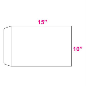 White Envelope 10″ x 15″ ( Peel & Seal )