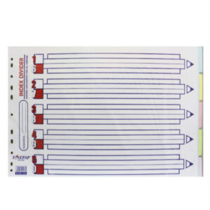 Colour Index Divider A3 – 10 Tabs