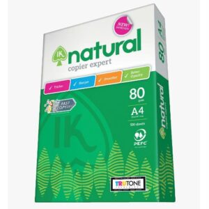 IK Natural Paper A4 80 GSM (500 Sheets)