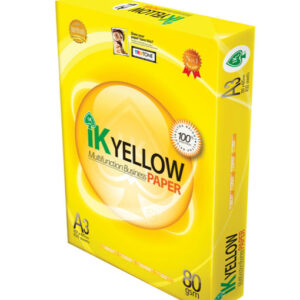 IK YELLOW Copy Paper A3 80 Gsm ( Indah Kiat )