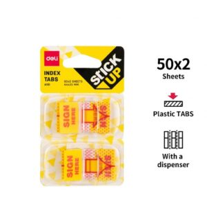 Sticky Notes Tape Flag ( Sign Here ) 2 in 1