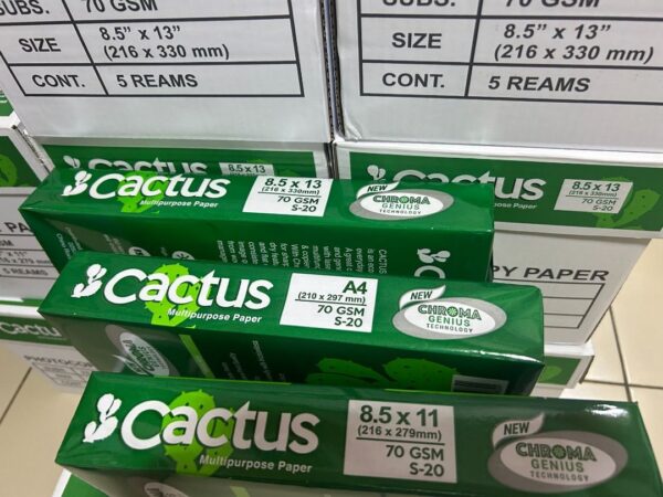 Cactus Multipurpose Paper Bond paper Copier Paper 70gsm - Image 2