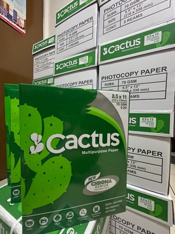 Cactus Multipurpose Paper Bond paper Copier Paper 70gsm