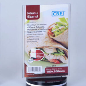 CBE 282 Menu Stand ( Flat – Rotating )