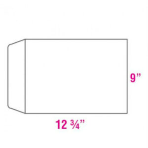 White Envelope 9″ x 12.75″ ( Peel & Seal )
